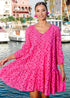 Kleid Fuchsia 4070 F FRESH COTTON